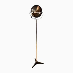 Vintage Space Age Globe Eyeball Floor Lamp by Frank Ligtelijn for Raak
