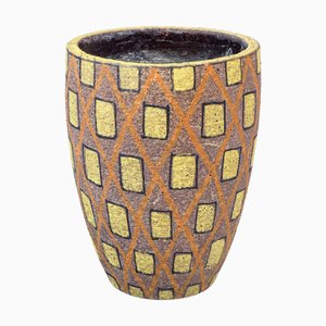 Vaso in ceramica di Aldo Londi per Bitossi