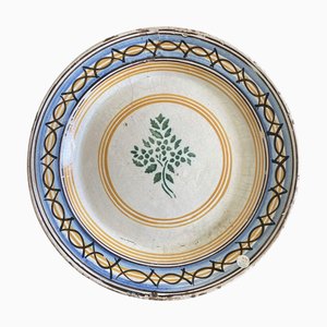 Antique Italian Ceramic Dish, 1700s