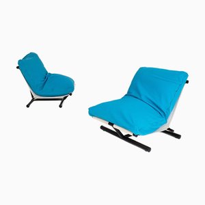 Le Farfalle Armchairs by Paolo Orlandini for Elam, 1970s, Set of 2