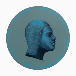 Natasha Lelenco, Moneda # 266, 2025, Acrílico sobre madera