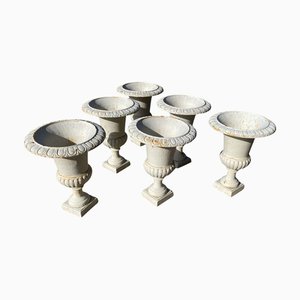 Vasi antichi dei Medici in ghisa, 1850, set di 6
