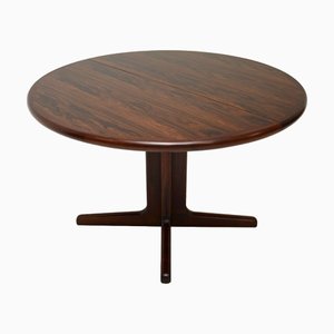 Mesa de comedor extensible danesa vintage, años 60