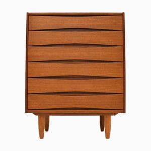 Vintage Scandinavian Teak Chest of Drawers attributed to Skeie & Co., 1960s