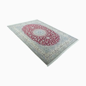 Alfombra oriental Nain 9la con contenido de seda