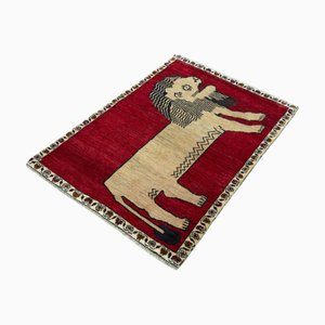 Alfombra Gabbeh Nomad de lana pura tejida a mano