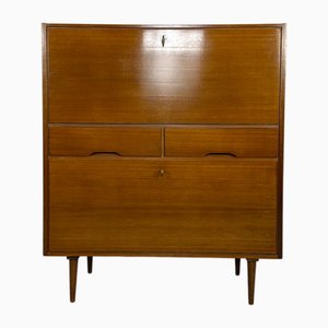Vintage Minimalistic Walnut Cabinet, 1960s