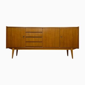 Mid-Century Minimalistic German Walnut Sideboard, 1960s