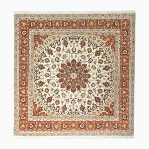 Alfombra oriental Tabriz 50 Raj tejida a mano con contenido de seda