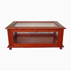 Vitrine avec Structure en Bois Exotique