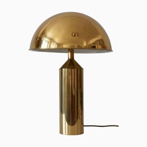 Large Mid-Century Modern Brass Table Lamp from WKR Leuchten, Germany, 1960s