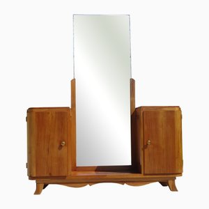 Art Deco Walnut Dressing Table, 1920s