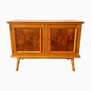 Mid-Century Holz Sideboard mit 2 Türen, 1960er