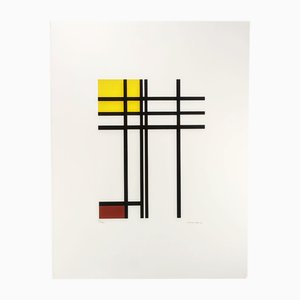 After Piet Mondrian, Composition, 1970s, Lithograph