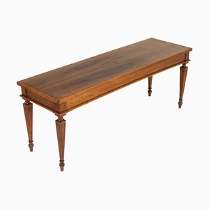 Large 18th Century Italian Walnut Serving Tables, Set of 2