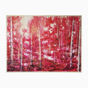 Macarena Sanz, Red Forest, Acrilico