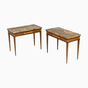 Consoles 18ème Siècle en Merisier, Italie, Set de 2