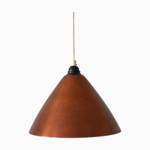 Lampada Mid-Century moderna in rame, Scandinavia, anni '60