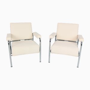 Set di poltrone Wagon vintage di Le Corbusier per Cassina, 2006