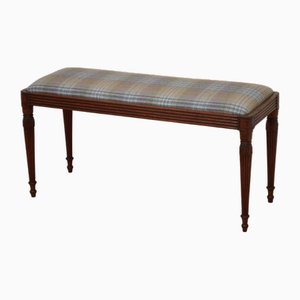 English Regency Mahogany Bench, 1820