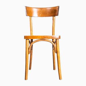 Chaise de Bar Simple en Bois Courbé Couleur Miel de Baumann, 1950s
