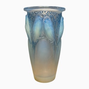 Vase Ceylan en Verre Opalescent par R. Lalique, 1924