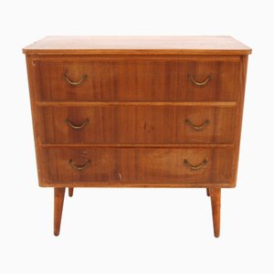 Scandinavian Mahogany Chest of Drawers, Sweden, 1950s