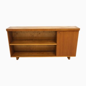 Modern Scandinavian Elm Bookcase, Sweden, 1940s