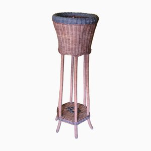 Support pour Plante Vintage en Rotin, 1970s
