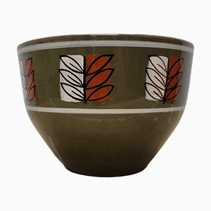 Cuenco de Alemania Occidental de Ceramano Hot Pot, años 50