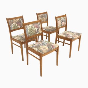 Scandinavian Oak Chairs, Sweden, 1960, Set of 4