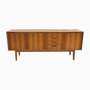 Scandinavian Walnut Sideboard from Möbelfabrik Linen, Horda, Sweden, 1960s
