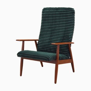 Fauteuil en Velours, Danemark, 1970s