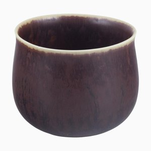 Scodella piccola della metà del XX secolo in gres di Carl Harry Stålhane per Rörstrand