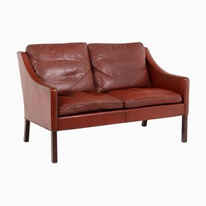 Canapé en Cuir de Buffle de Borge Mogensen, 1960s