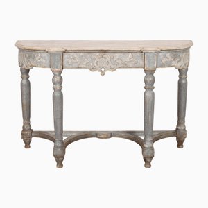 French Painted Console Table, 1920s