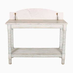 Lavabo avec Plateau en Marbre Peint, Angleterre