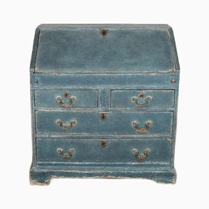 English Painted Oak Secretary