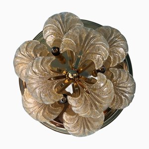 Plafón de cristal de Murano, años 80
