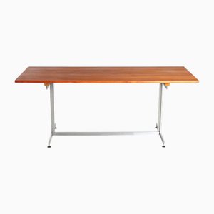 Mid-Century Modern Teak and Chrome Executive Desk, 1960s