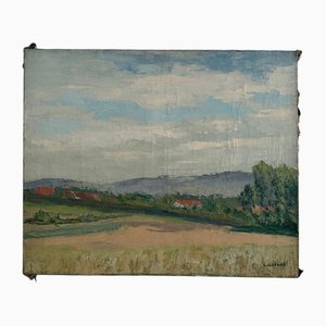 Carlos Gallos, Paesaggio, Olio su tela, XX secolo