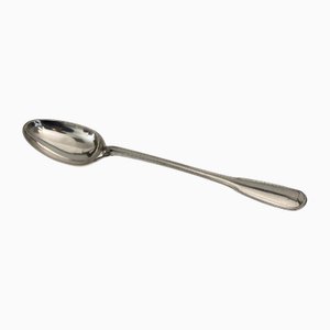 18th Century Stew Spoon with Coat of Arms and Farmers General Hallmarks