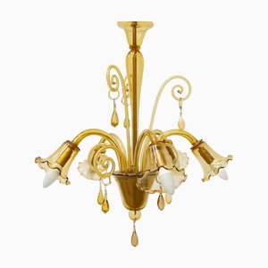 Venetian Murano Blown Glass Chandelier