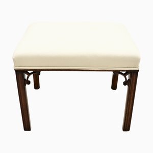 Sgabello Chippendale antico, fine XIX secolo