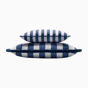 Federe da esterno Happy a righe di Lo Decor, set di 2