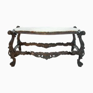 Mesa de centro con tablero de mármol, Italia, años 20