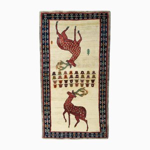 Hand-Knotted Gabbeh Nomad Rug