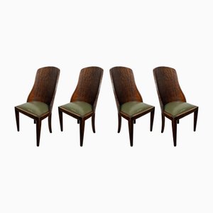 Sedie Art Deco, anni '30, set di 4