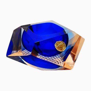 Vintage Italian Ashtray in Murano Glass by Flavio Poli for Seguso, 1960s