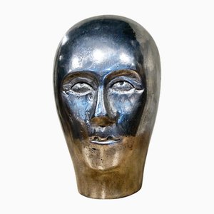 German Milliner Head in Cast Aluminium, 1900s